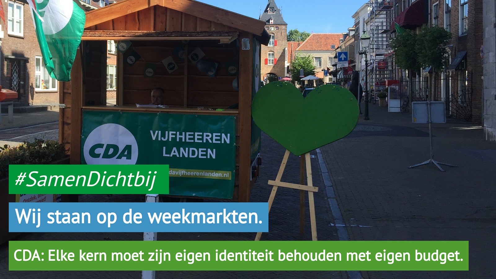 CDA Vijfheerenlanden bezoekt alle weekmarkten